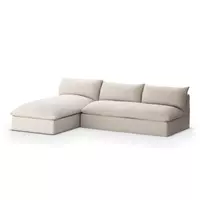 Grant Outdoor 2 Piece Sectional Faye Sand Four Hands