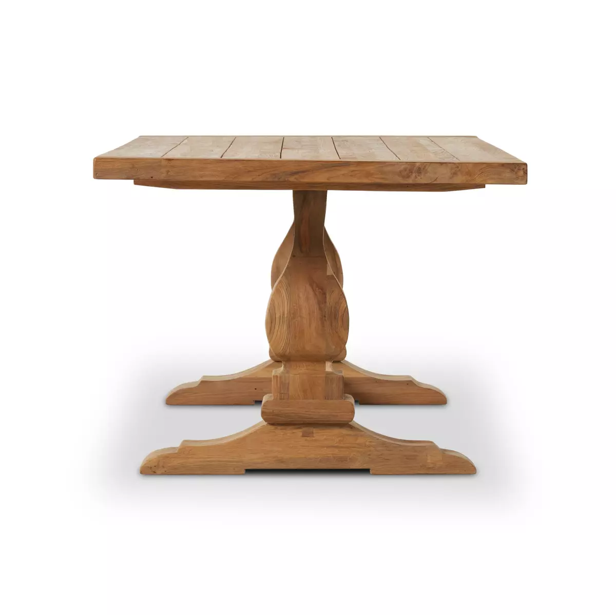 Novell Outdoor Dining Table Reclaimed Natural Fsc Four Hands