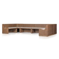 Senna Dining Banquette U Shape Broadway Dune Four Hands