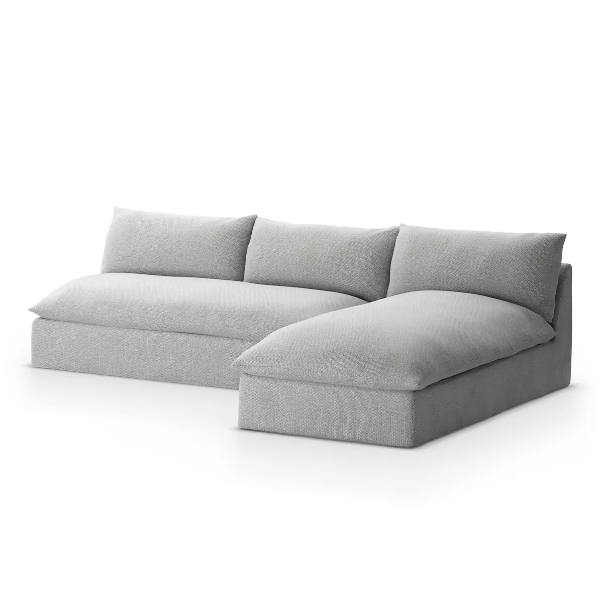 Grant Outdoor Piece Sectional Faye Ash Four Hands