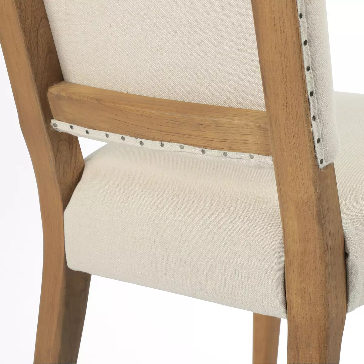 Kurt Dining Chair Dark Linen Four Hands