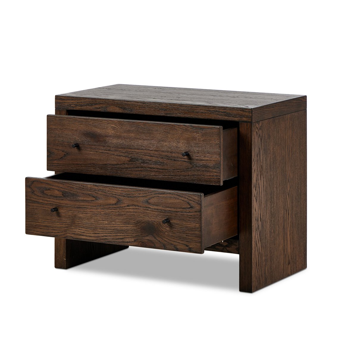 Torrington Charging Nightstand Umber Oak Resawn Four Hands