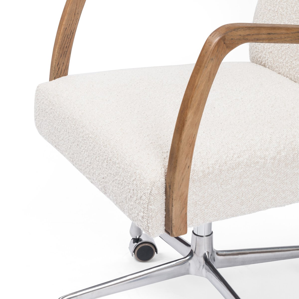 Bryson Desk Chair Knoll Natural Four Hands Bryson Desk Chair Knoll Natural Four Hands