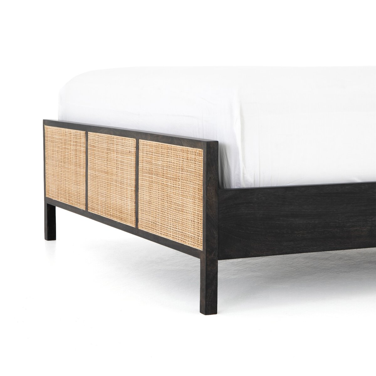 Sydney Bed Black Wash Four Hands