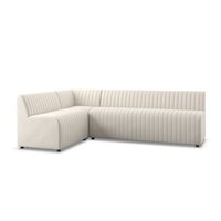 Augustine Dining Banquette, L-Shape Capri Oatmeal Four Hands