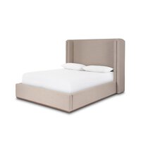 Octavia Bed Alcala Taupe Four Hands