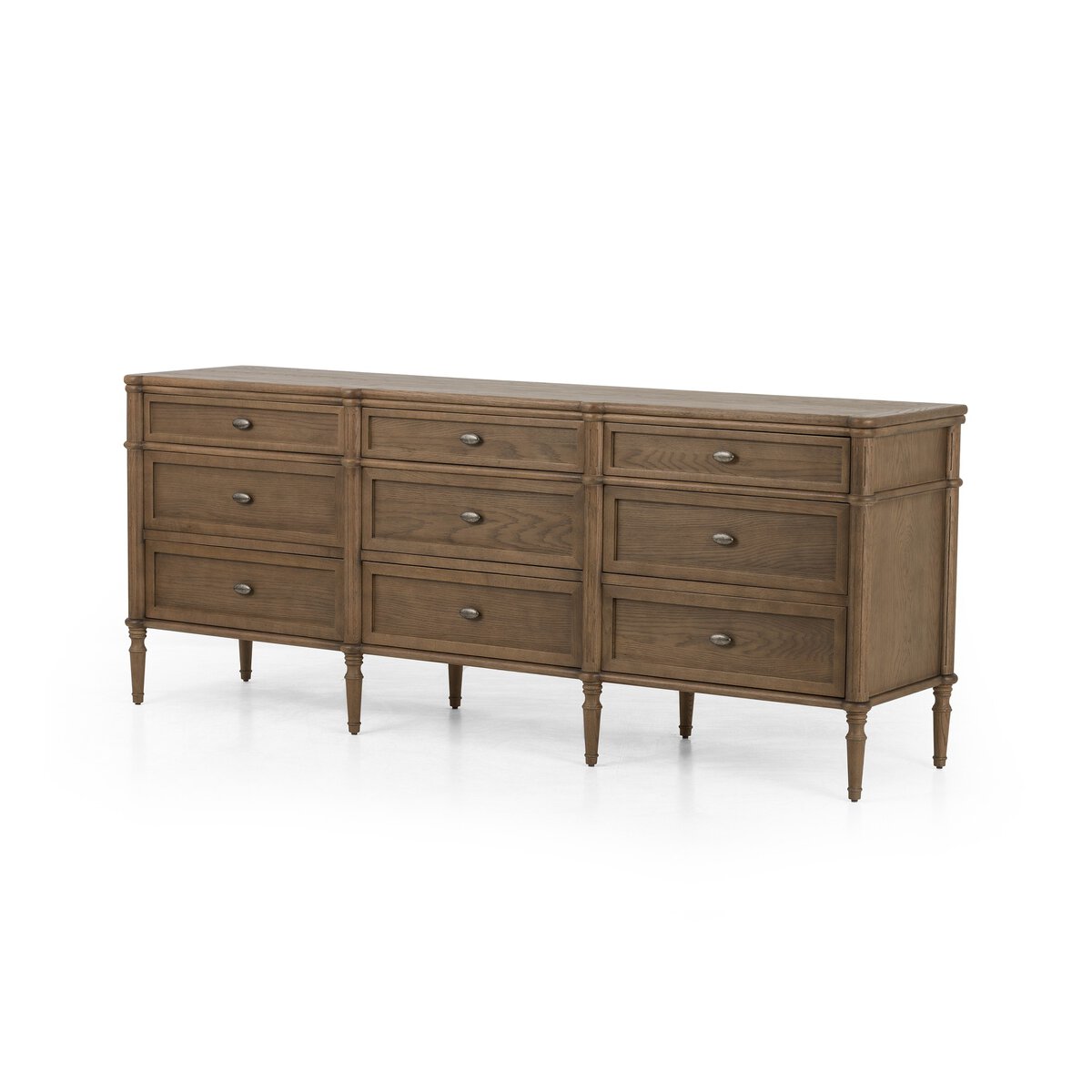 Toulouse 9 Drawer Dresser Toasted Oak Veneer Four Hands
