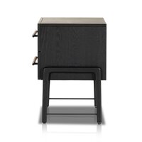 Rosedale Nightstand Ebony Oak Veneer Four Hands