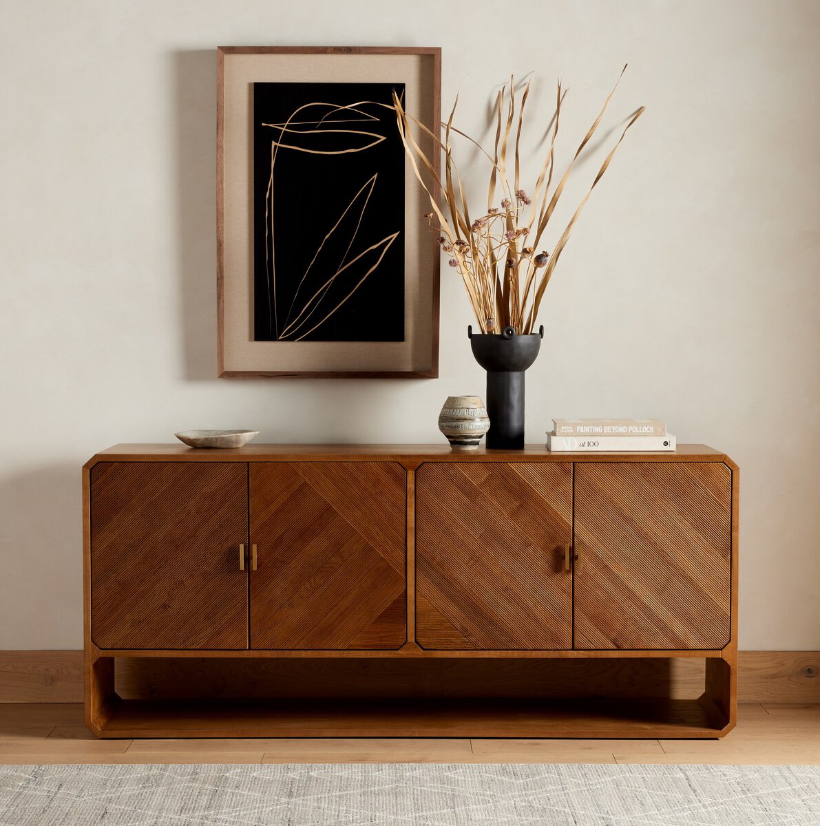 Caspian Sideboard Natural Ash Veneer Four Hands