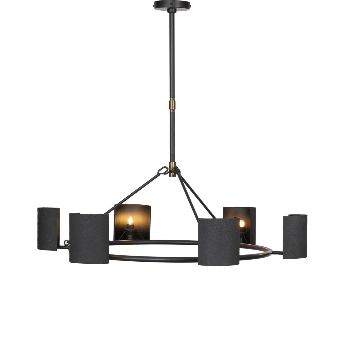 Maurice Chandelier Antiqued Iron Four Hands