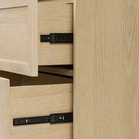 人気ランキング Millie Nightstand Light Bleach Oak Veneer Four Hands ニット/セーター