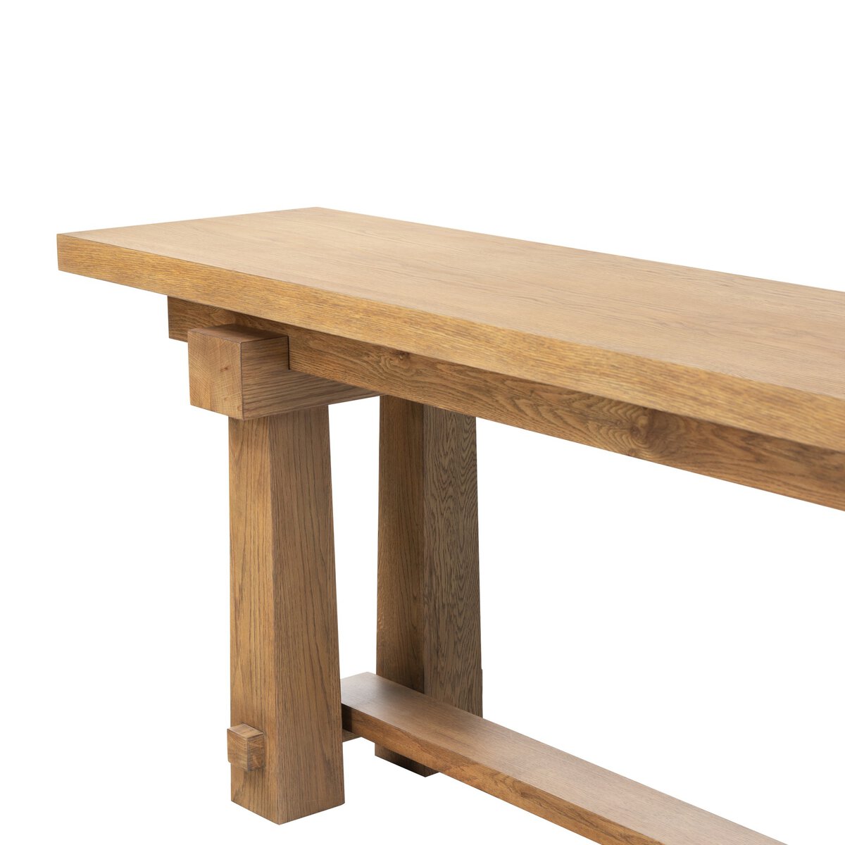 Josette Console Table Honey Oak Veneer Four Hands