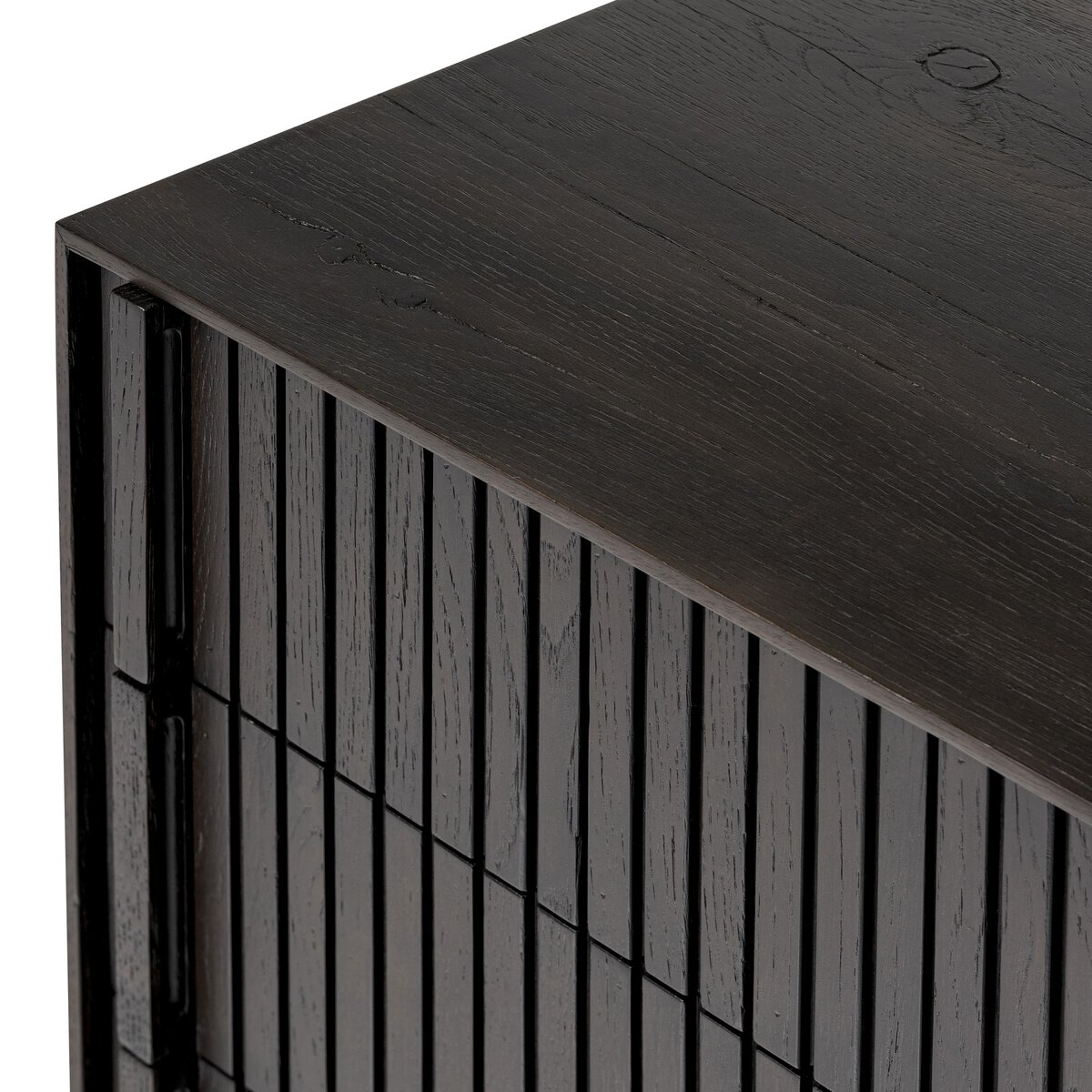 Leo Nightstand Smoked Black Veneer Four Hands