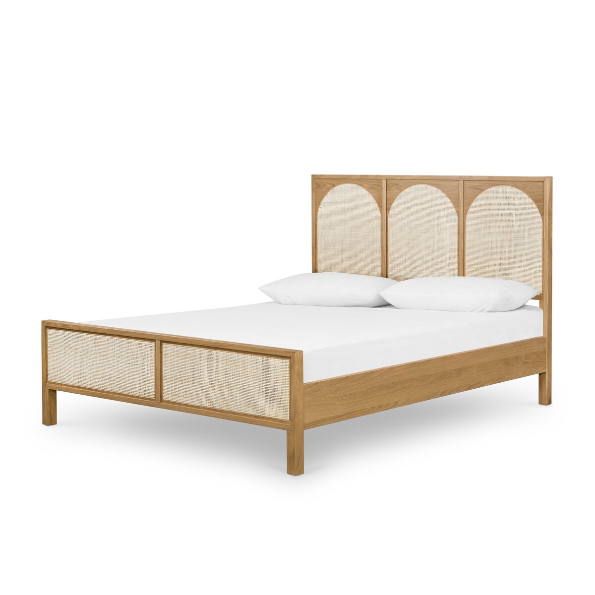 Allegra Bed Honey Oak Four Hands