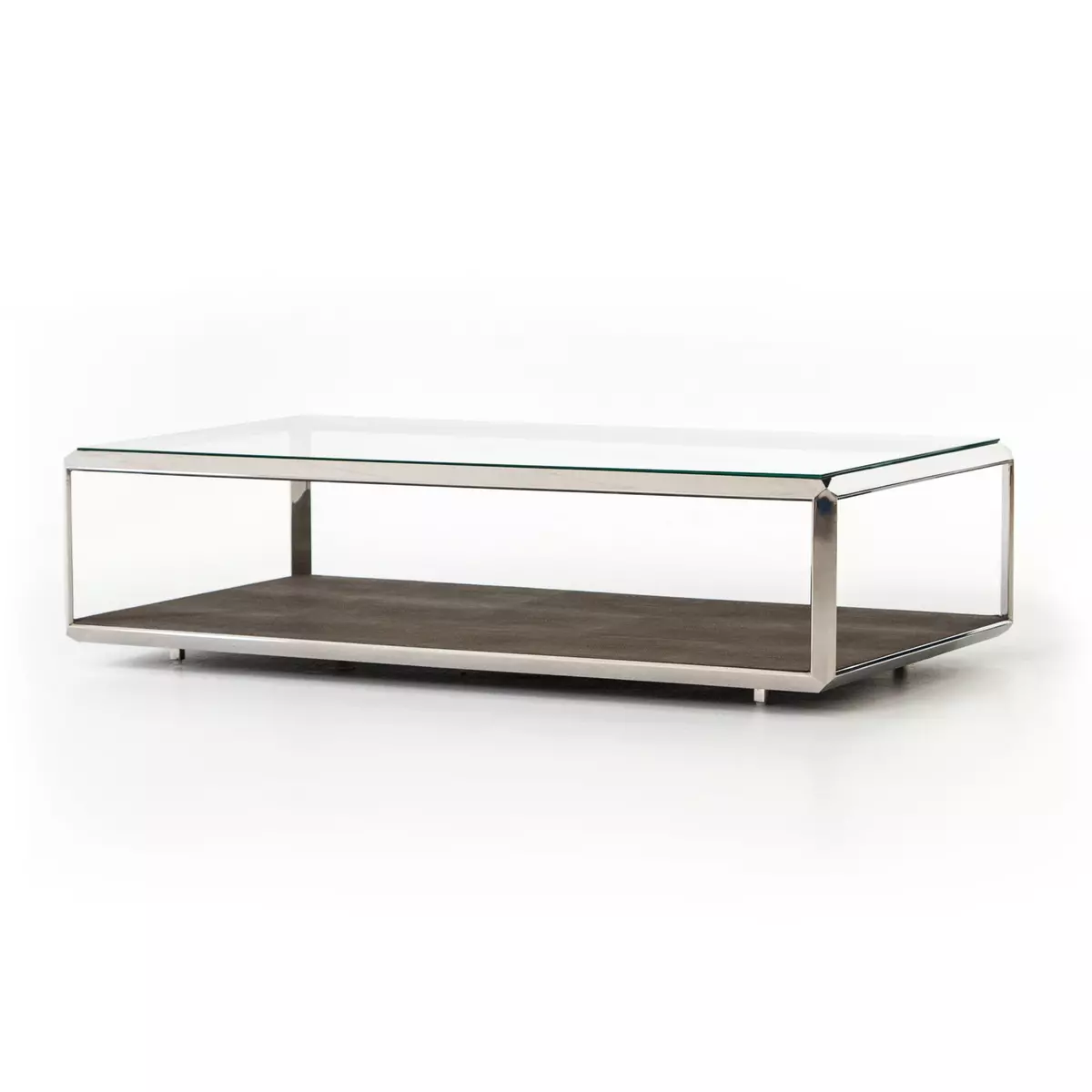 White shadow deals box coffee table