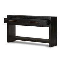 タイムセール 探し方 Suki Console Table Burnished Black Four Hands テーブル・チェア・ハンモック