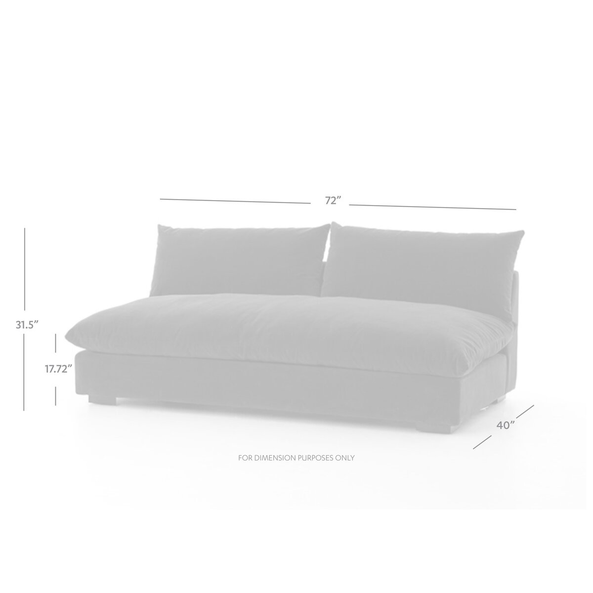 Build Your Own: Grant Sectional Crypton Henry Charcoal Four