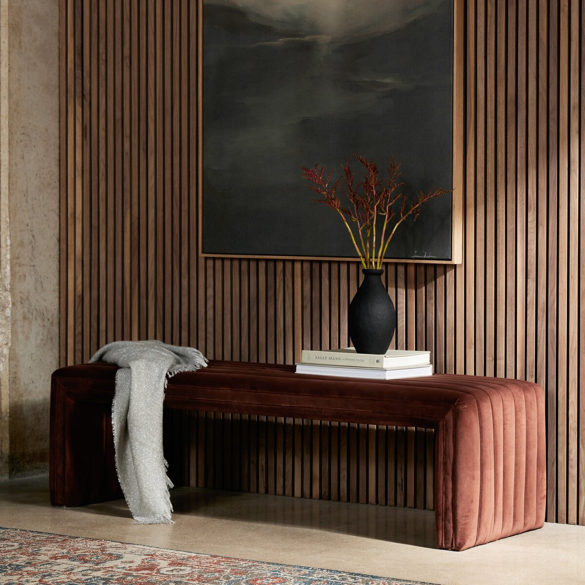 Augustine Bench Surrey Auburn Four Hands