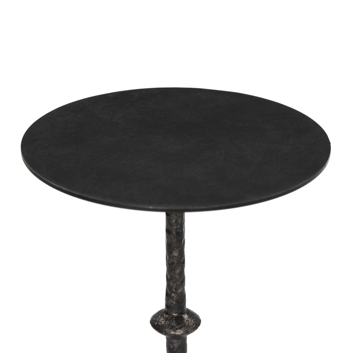 Jocelyn End Table Raw Black Iron Four Hands