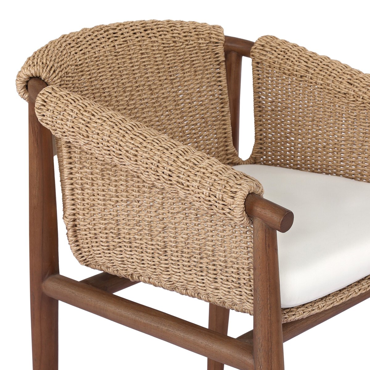 Cambrie Outdoor Dining Chair Arashi Salt Four Hands
