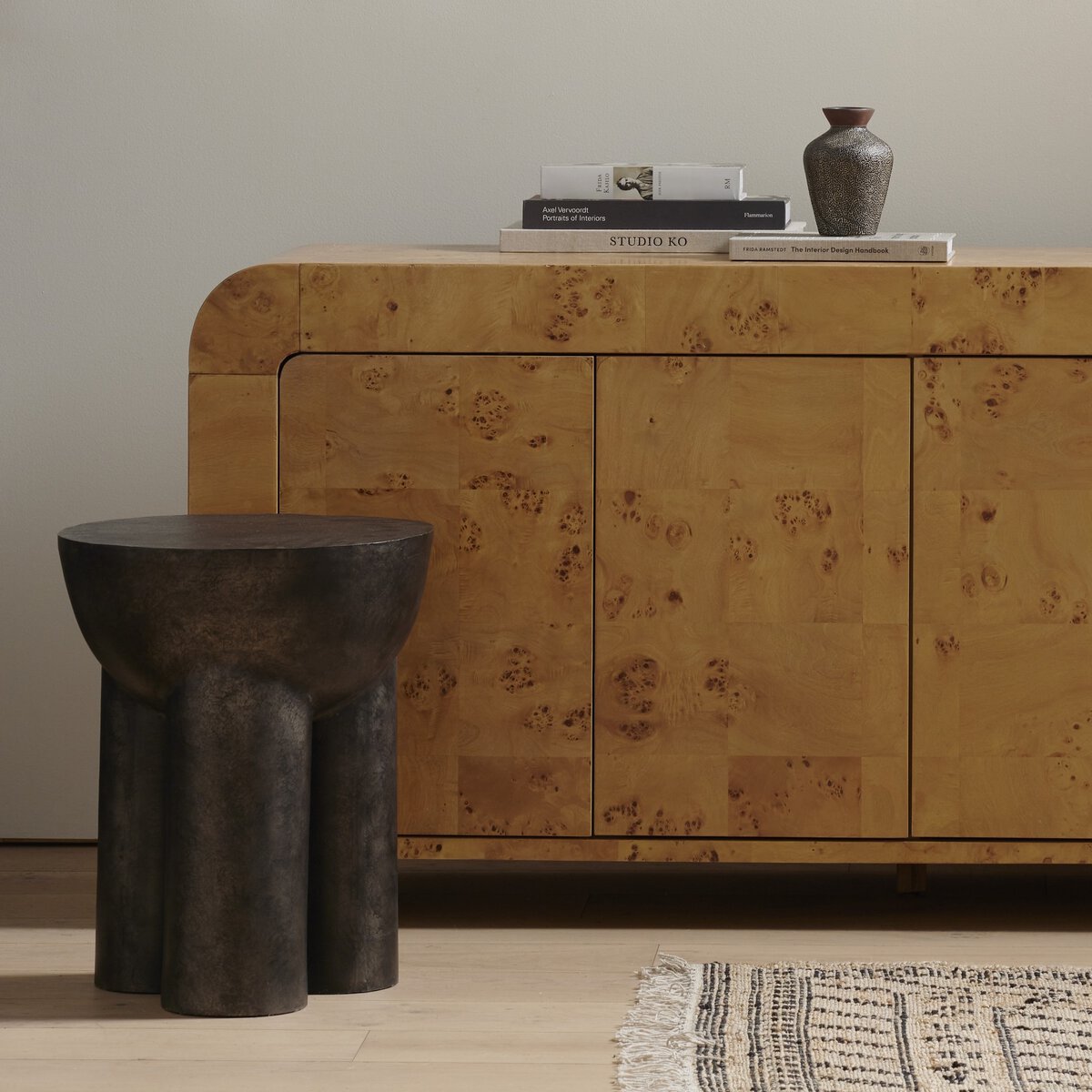 LE PAIN DE LA TERRE A’ LA TABLE Arden Marble Side Table - Mecox Gardens