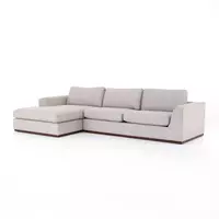 Colt 2-Piece Sectional Aldred Silver Four Hands