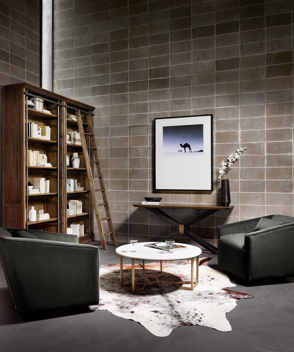 Four hands spider console table discount