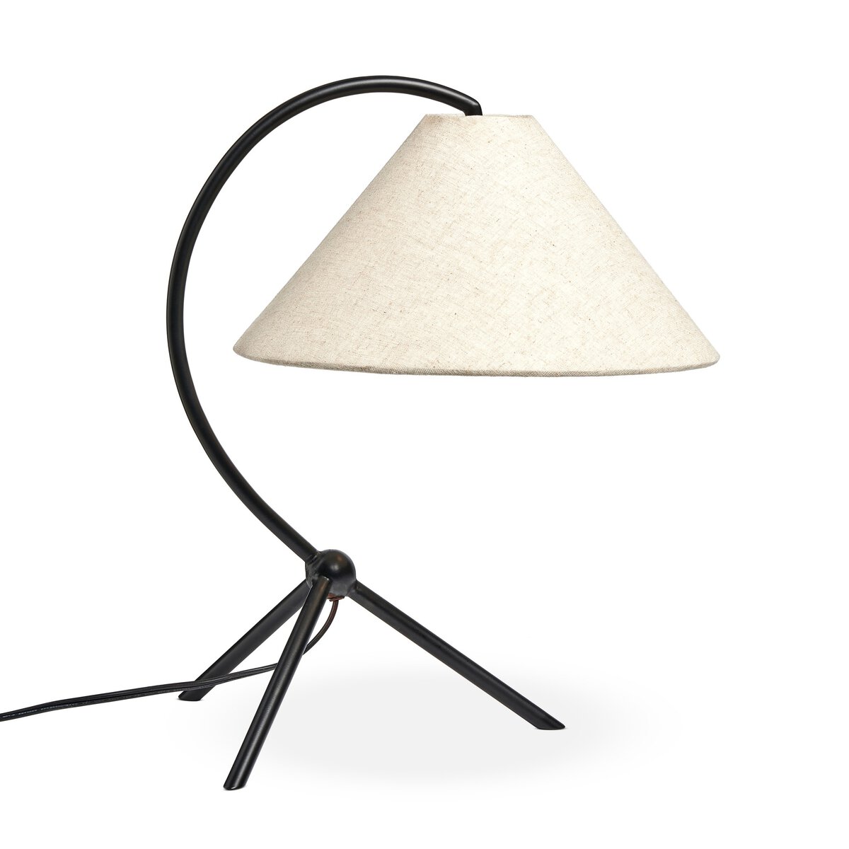 Teak Triangular Table Lamp Teak Triangular Table Lamp