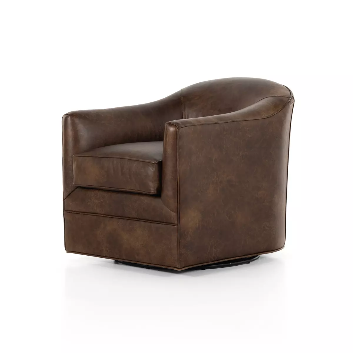 Quinton Swivel Chair Arvada Cigar Four Hands