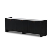 Etro Media Console - Retro Black Poplar Design