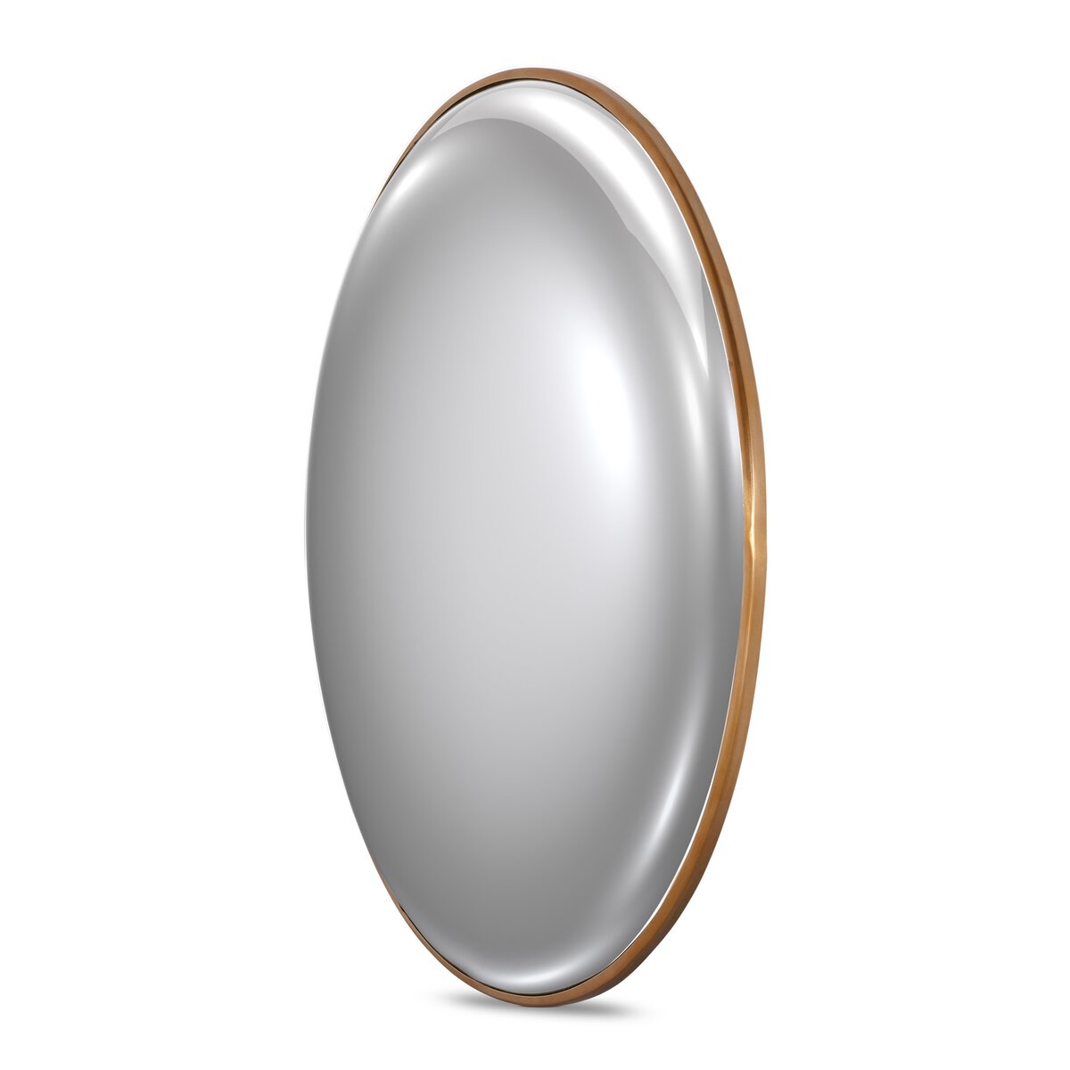 Convex Wall Mirror Vintage Brass Four Hands