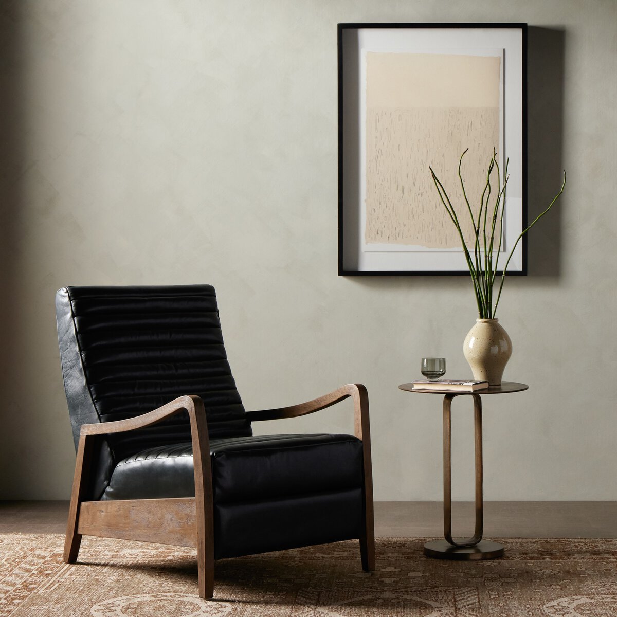 Chance Recliner Dakota Black Four Hands