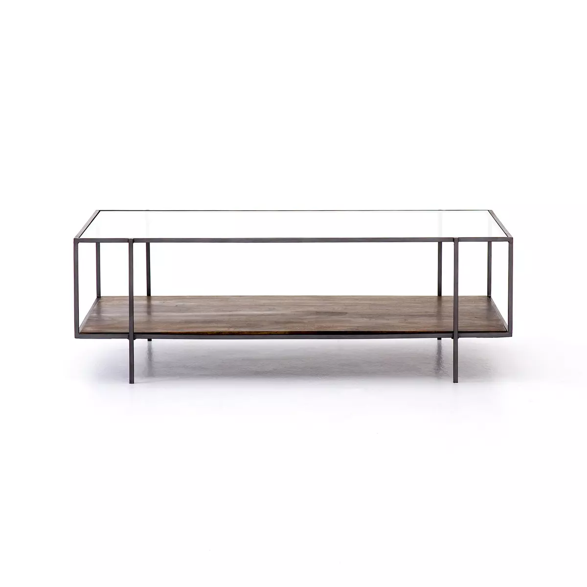 Byron Coffee Table Dark Iron Four Hands