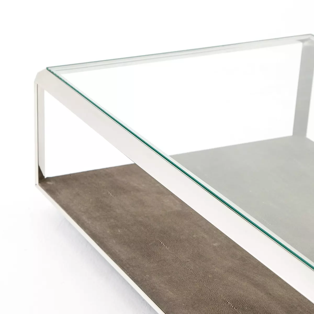 Four hands shadow box store coffee table