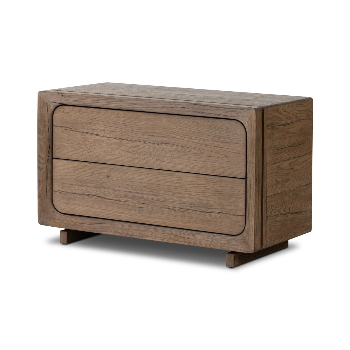 Henry Nightstand Rustic Grey Veneer Four Hands