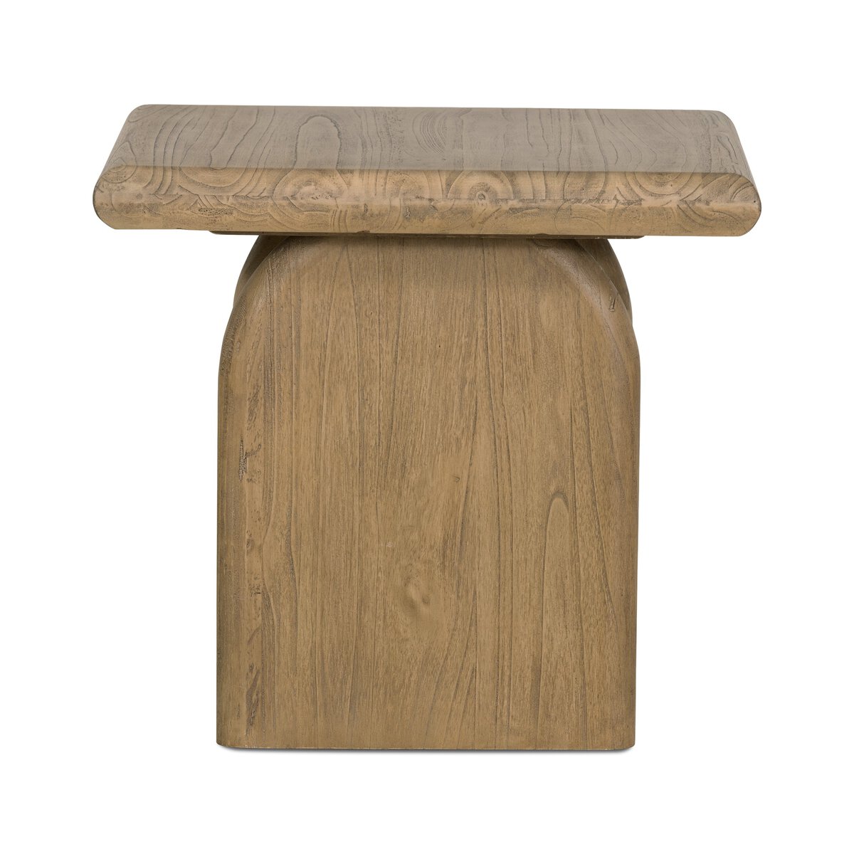 Sorrento End Table Aged Drift Mindi Four Hands