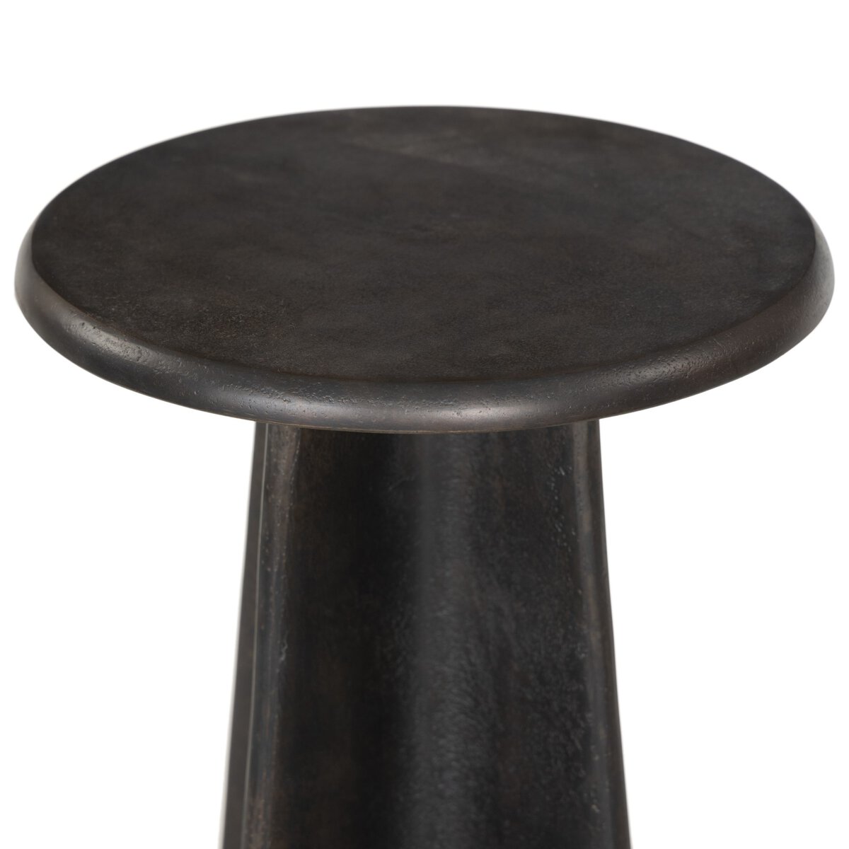 洋楽 Lick & Promise / Elements Remo End Table Distressed Bronze Four Hands