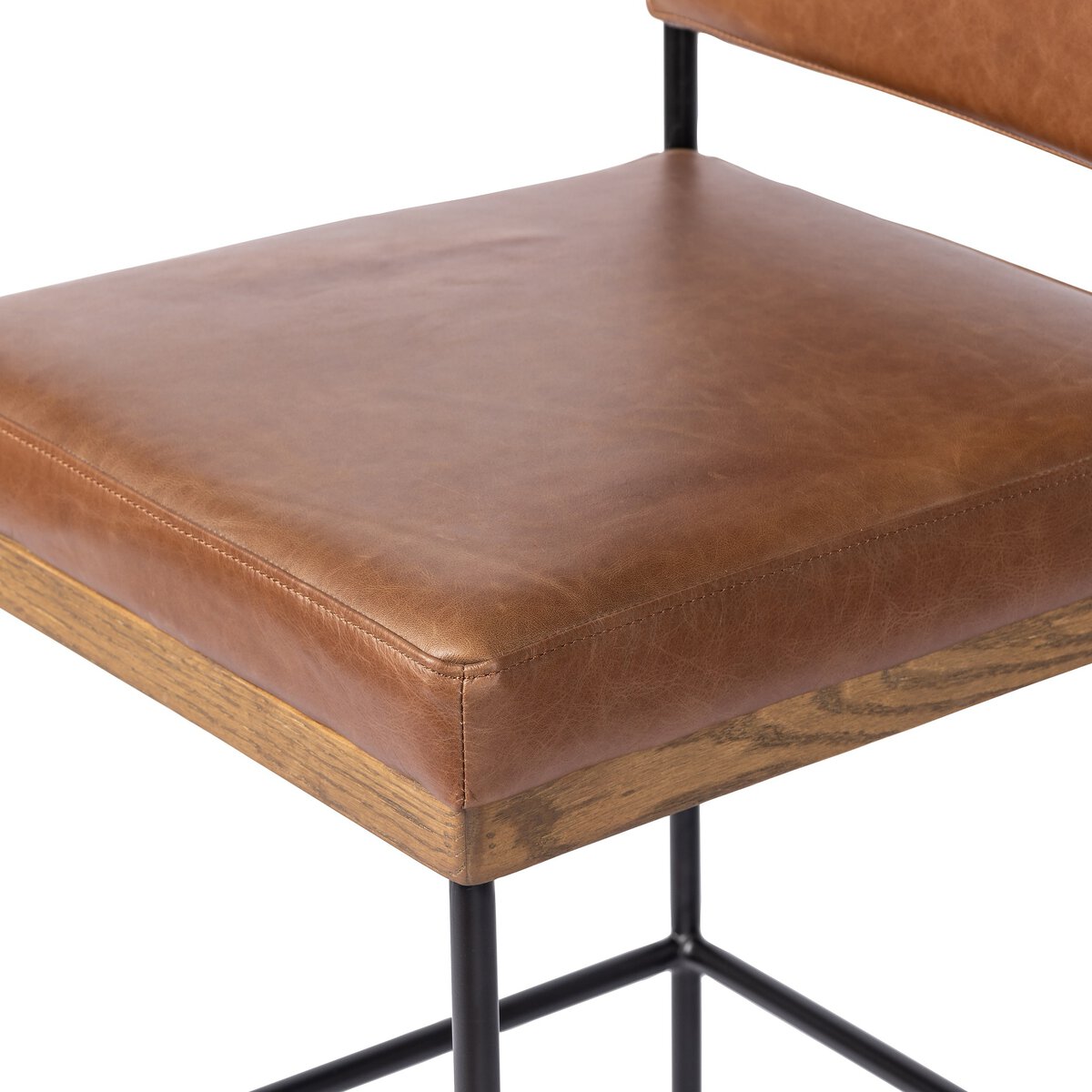 Benton Bar + Counter Stool Sonoma Chestnut Four Hands