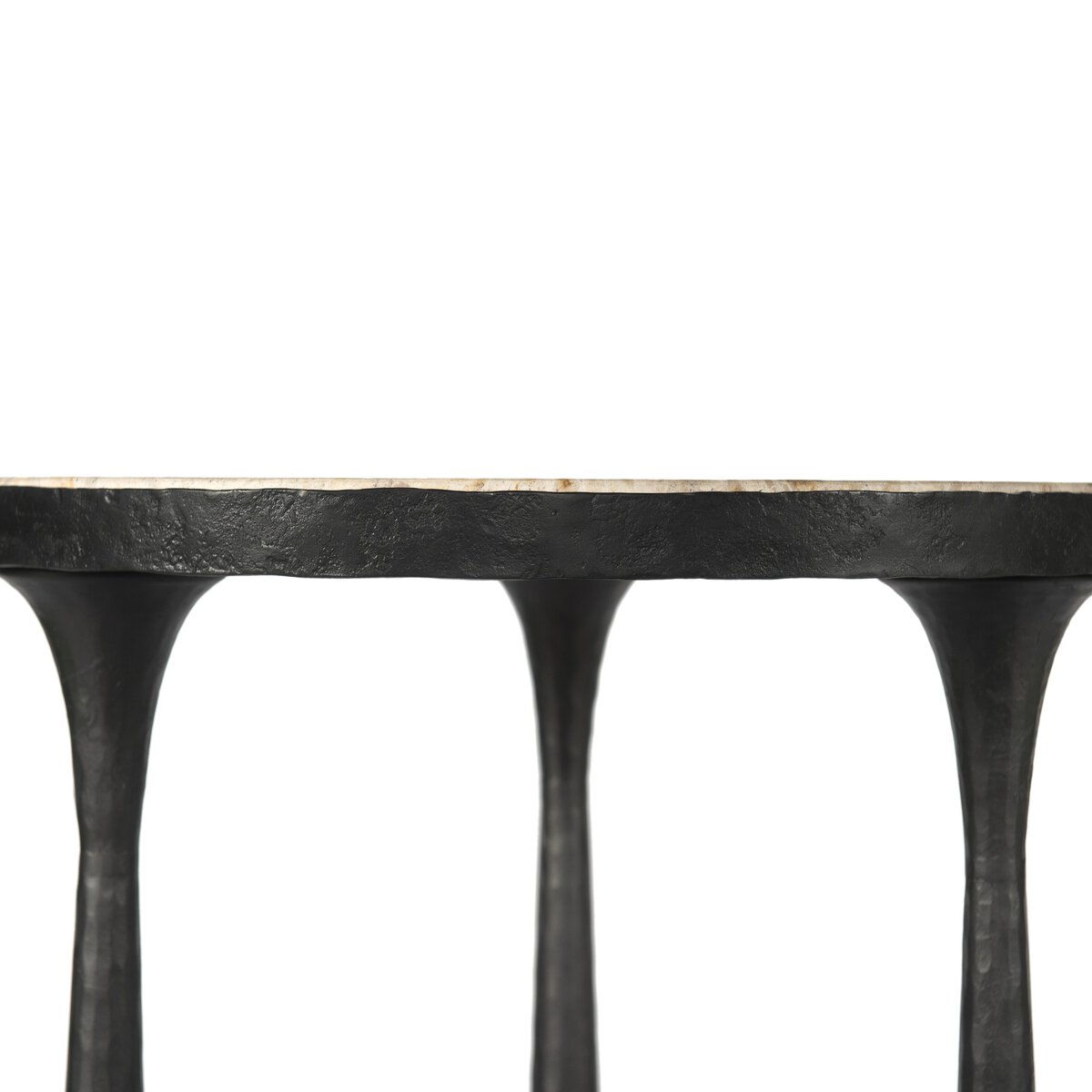 Billings End Table Fossil Marble Four Hands