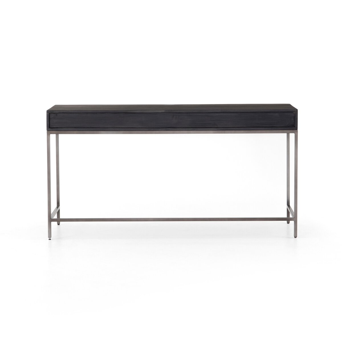 Trey Modular Writing Desk Black Wash Poplar Four Hands