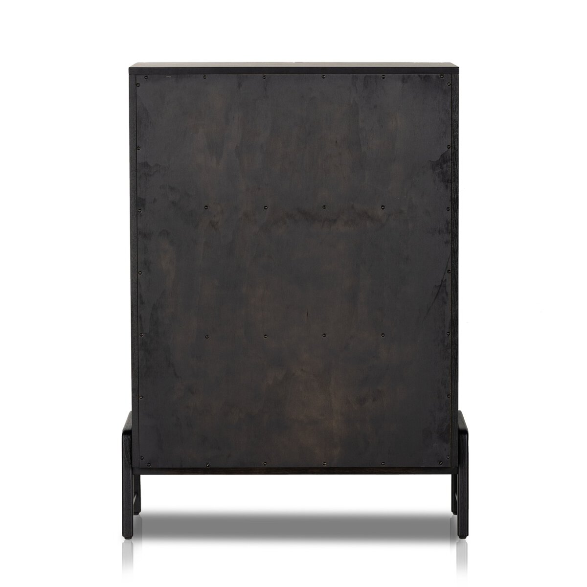 Rosedale 6 Drawer Tall Dresser Ebony Oak Veneer Four Hands