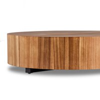 Hudson Large Coffee Table Natural Yukas Four Hands