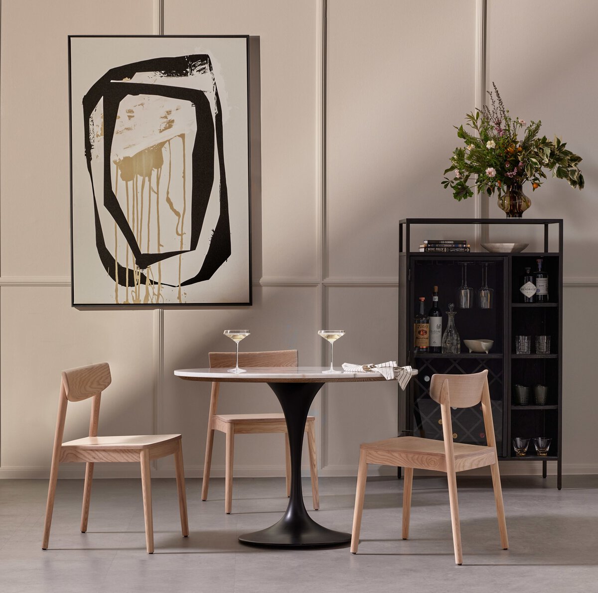 Four hands tulip table discount