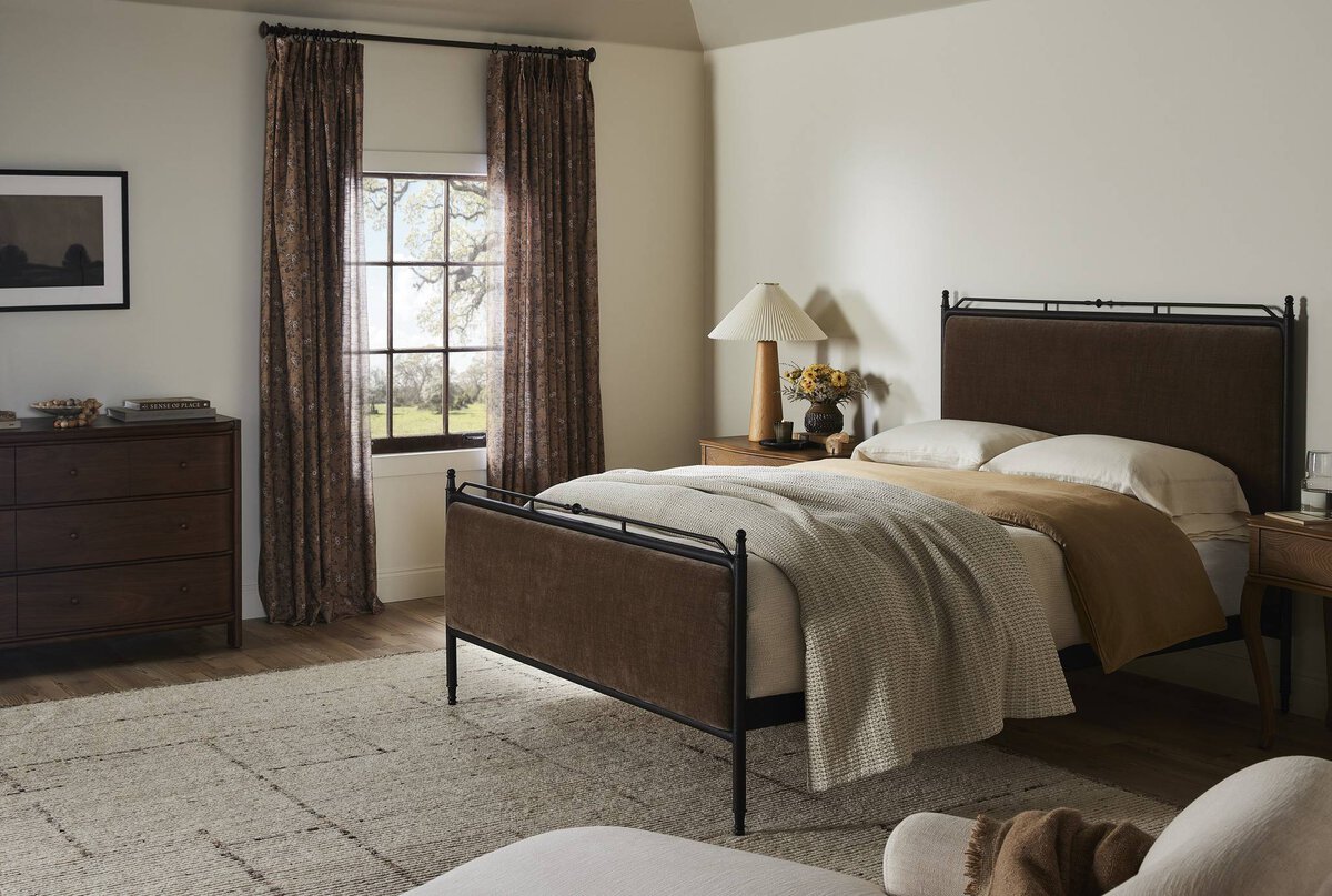 Leyla Bed Altair Mushroom Four Hands