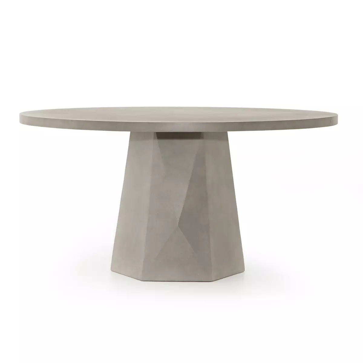 60 inch clearance concrete dining table