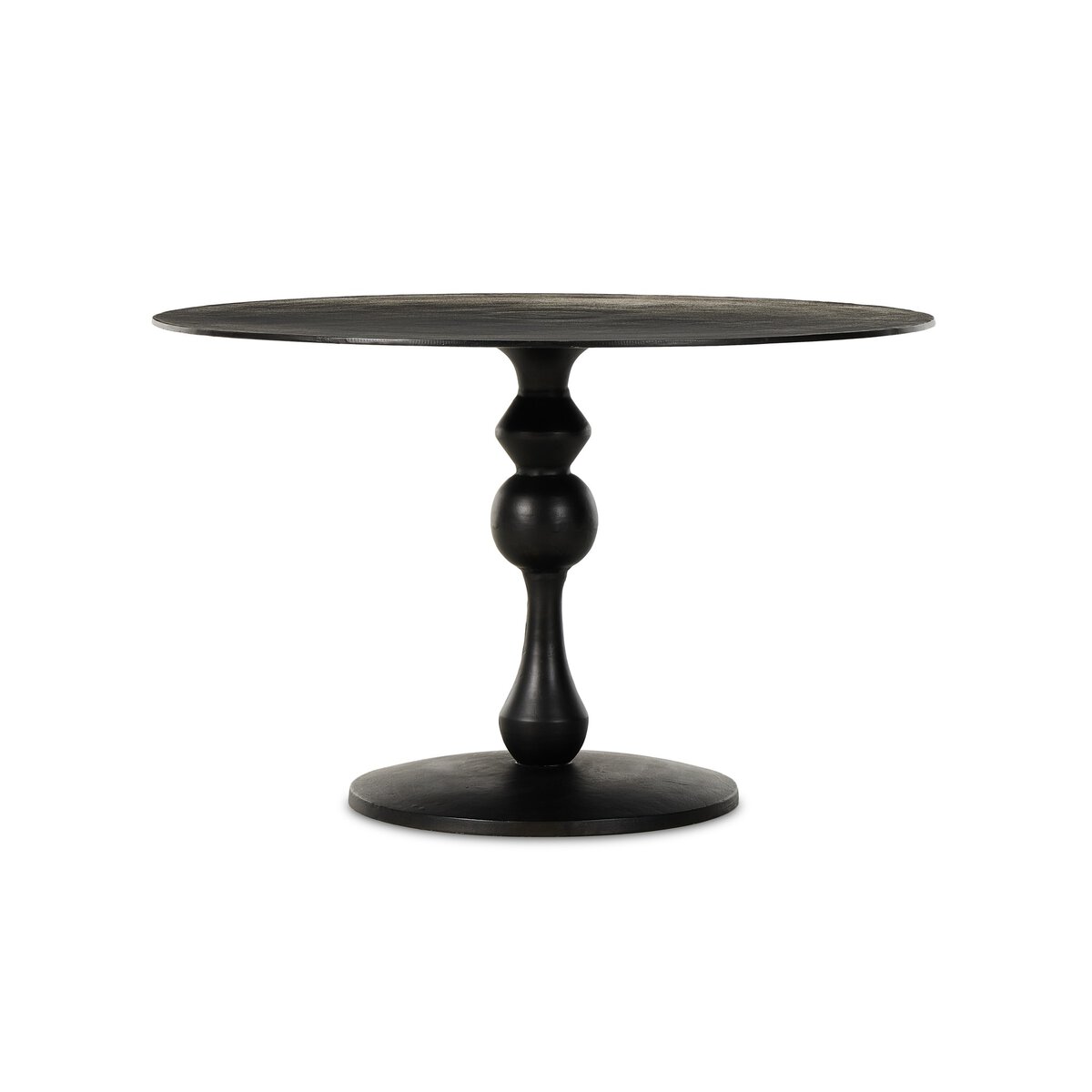 Daffin Round Bistro Table Black Antique Four Hands