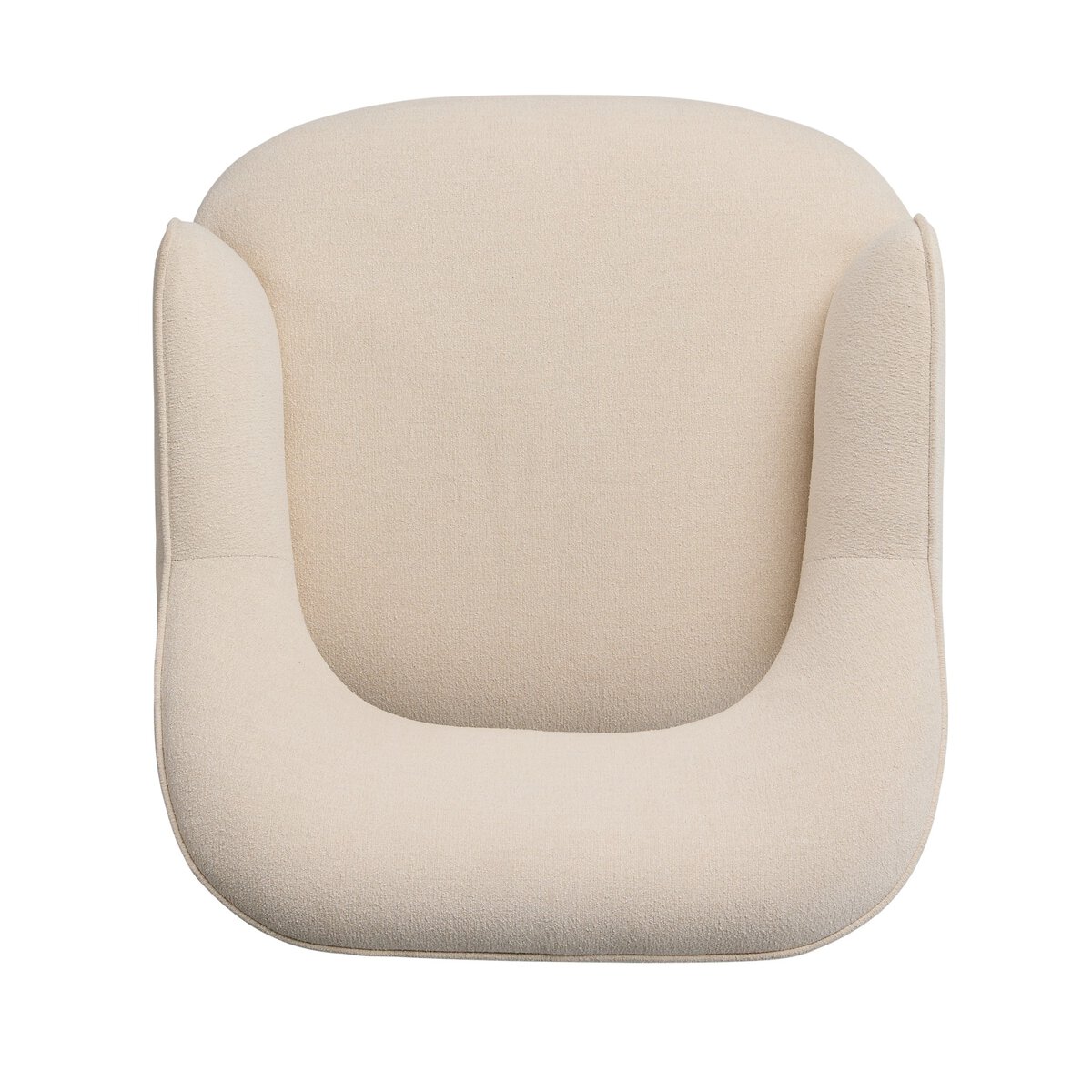 雪のchair Blythe Swivel Chair Crypton Wayfarer Snow Four Hands