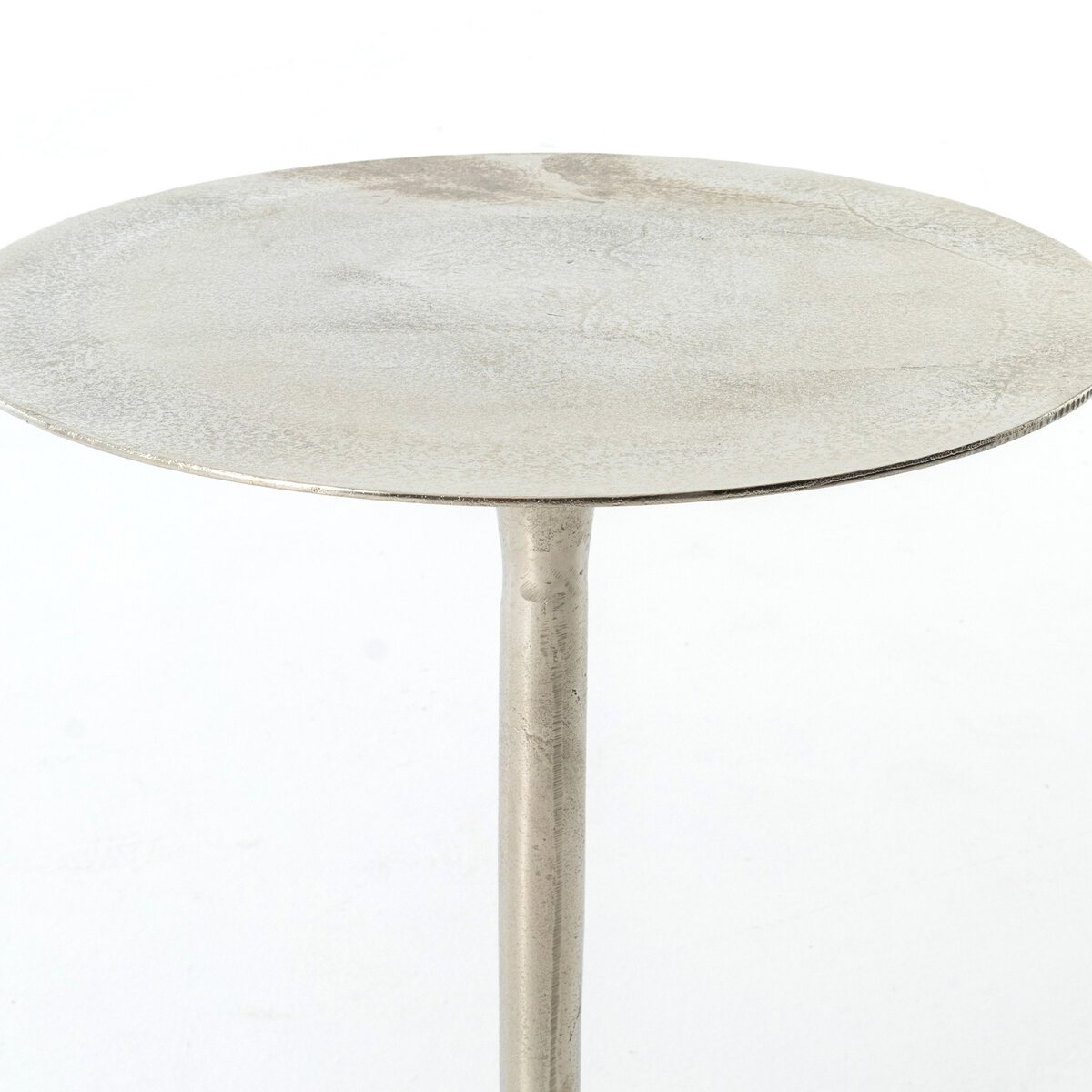 即日発送 Tulip Hands Four Nickel Raw Table Side サイドテーブル・ナイトテーブル・ローテーブル