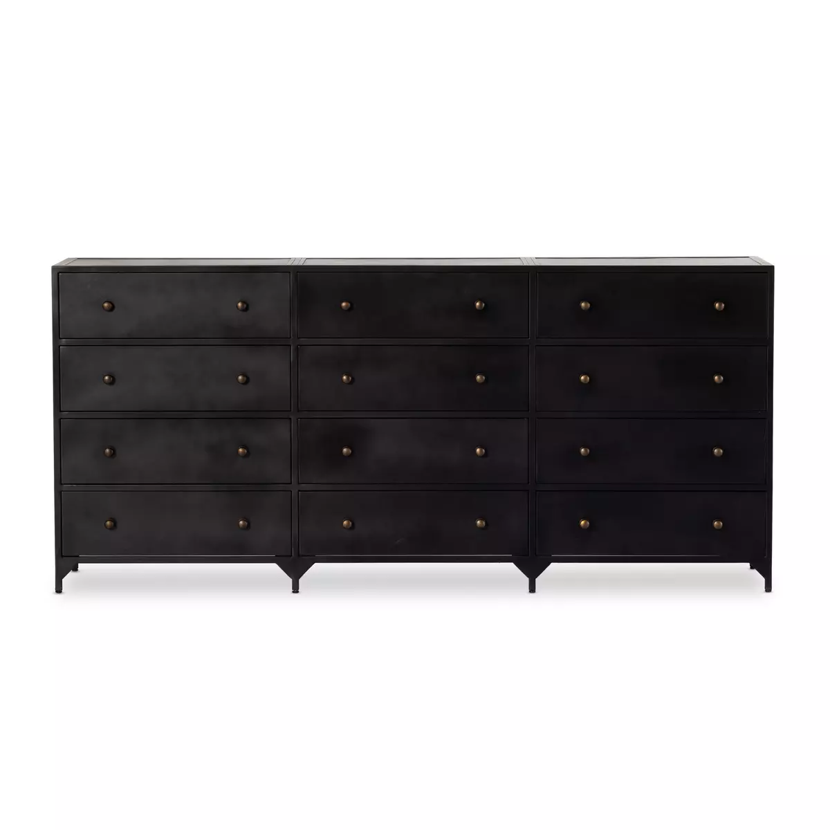 Belmont 12 Drawer Dresser Black Four Hands