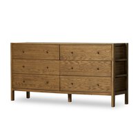 Meadow 6 Drawer Dresser Tawny Oak Veneer Four Hands